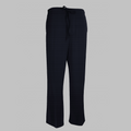 Black pants on a gray background