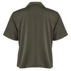 Green shirt on a white background