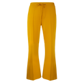 Mustard yellow pants on a white background