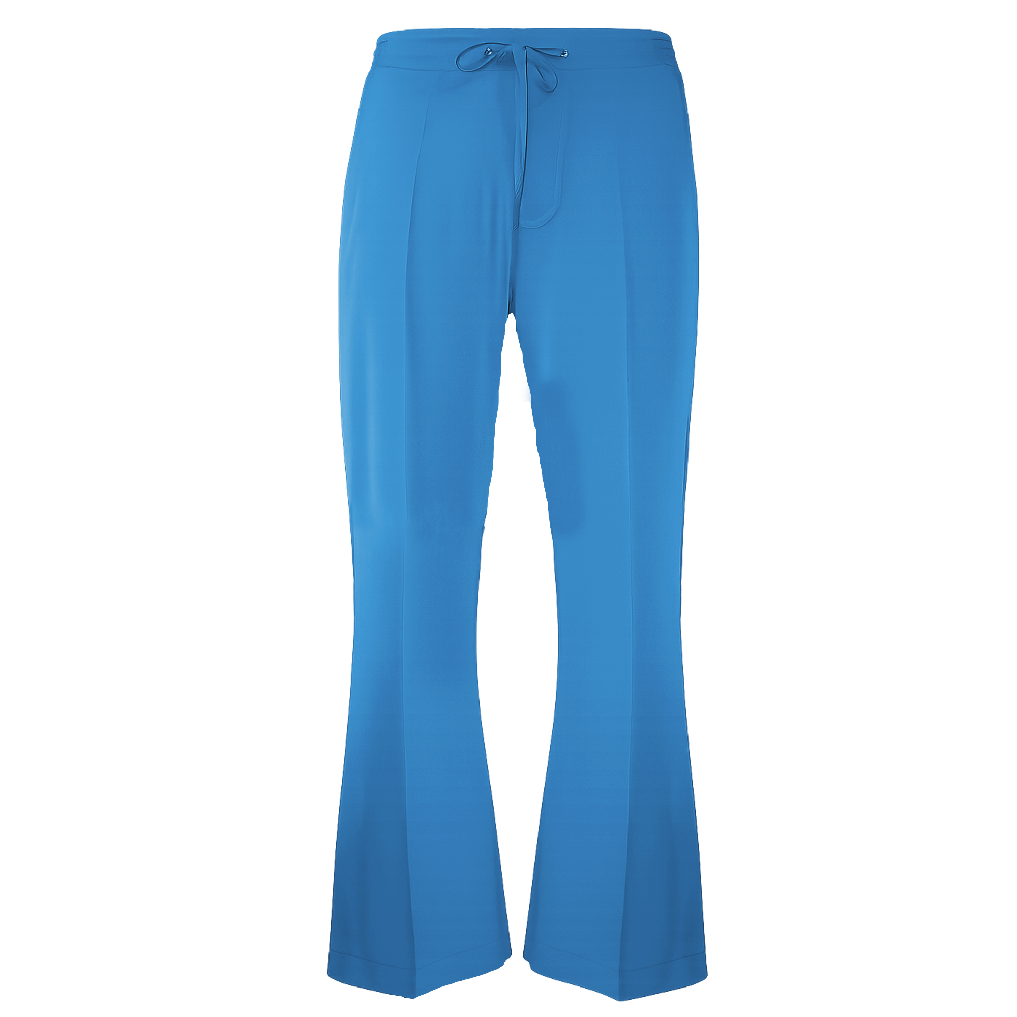 Blue pants on a white background