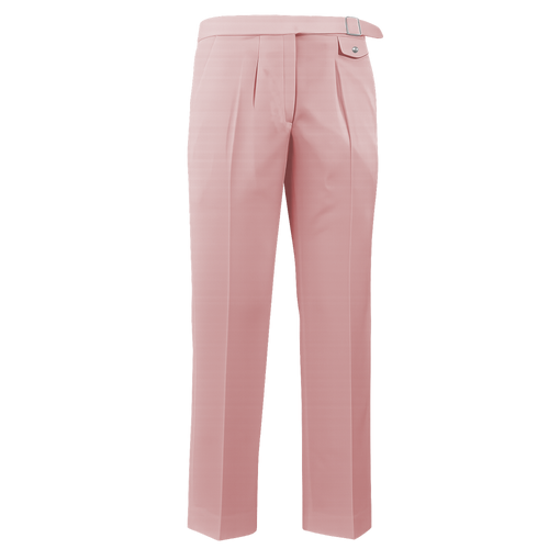 Pink pants on a white background
