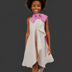 Amélise Cascade Bow Dress