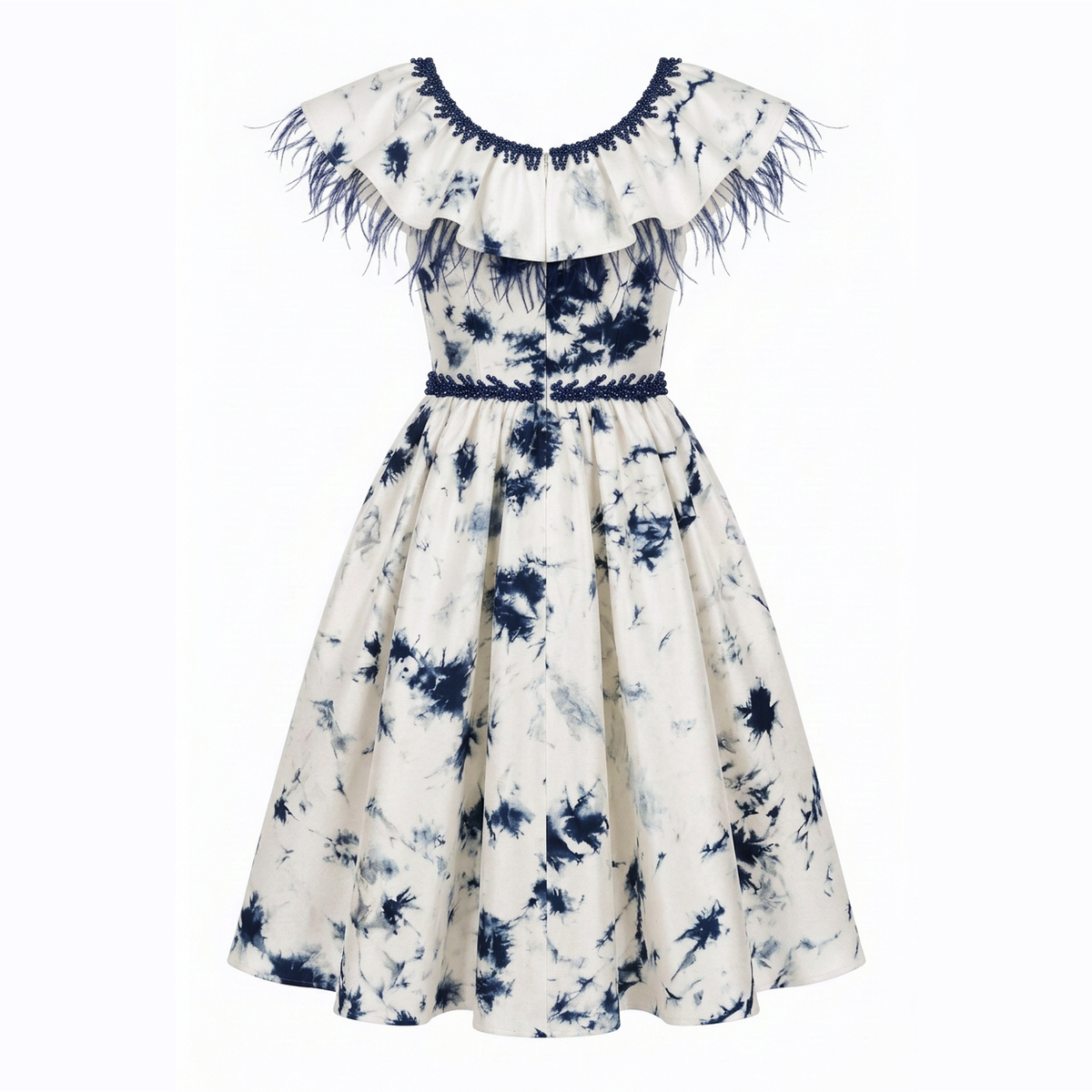 Layla Girls' Print Flared Dress