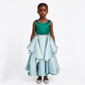 Esmeralda Girls’ High-Low Cascade Occasion Dress
