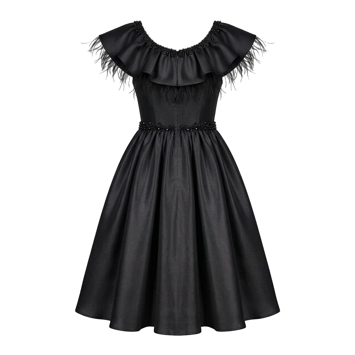 Layla Girls' Silk Flared Dress