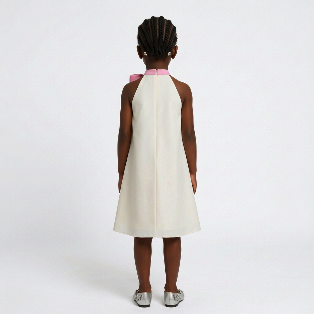 Amélise Girls’ Cascade Bow Occasion Dress