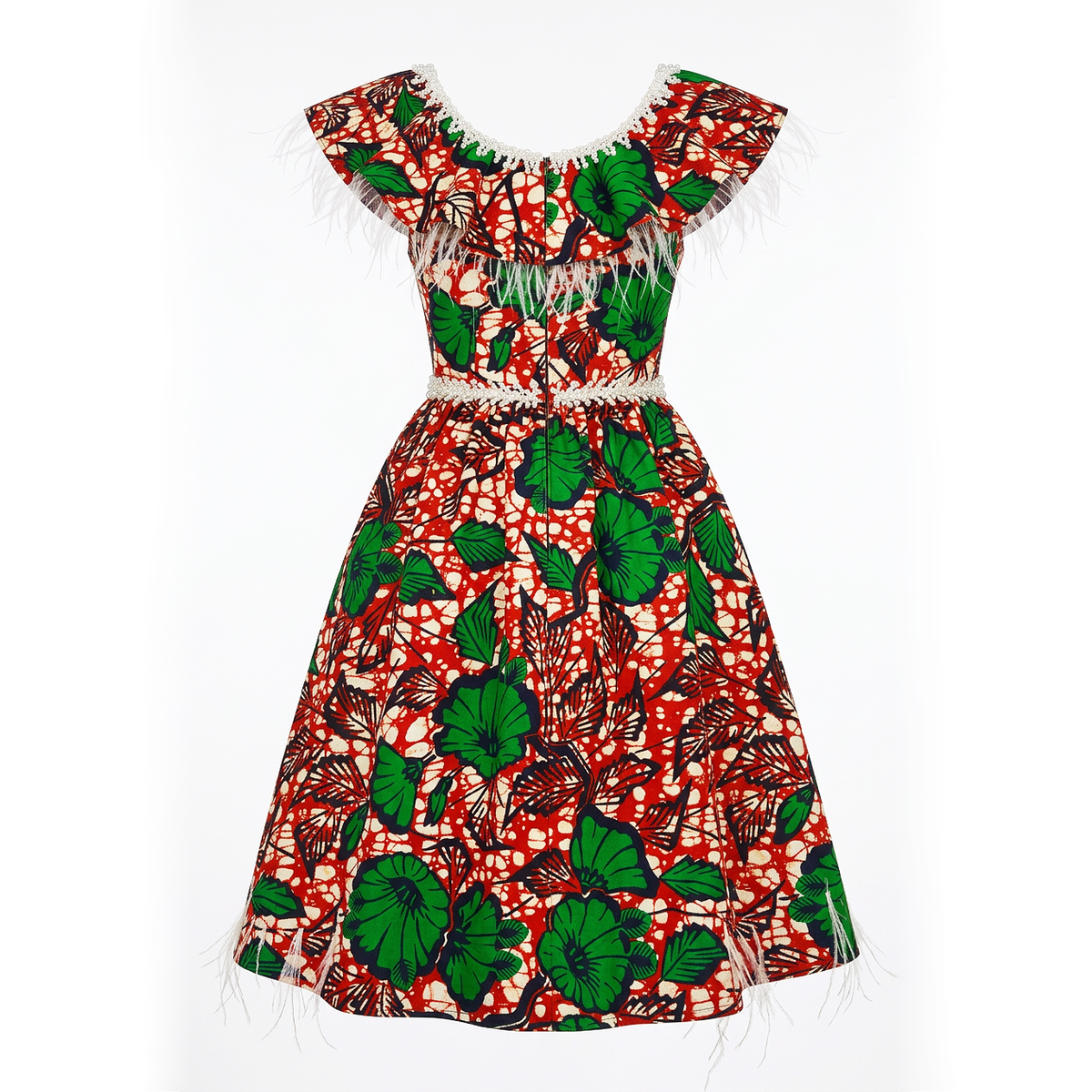 Layla Girls' Print Flared Dress