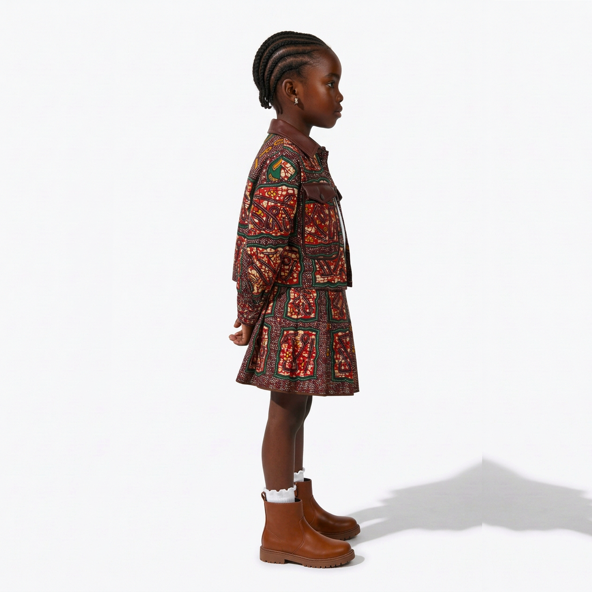 Ife Girls' Pleated Skirt