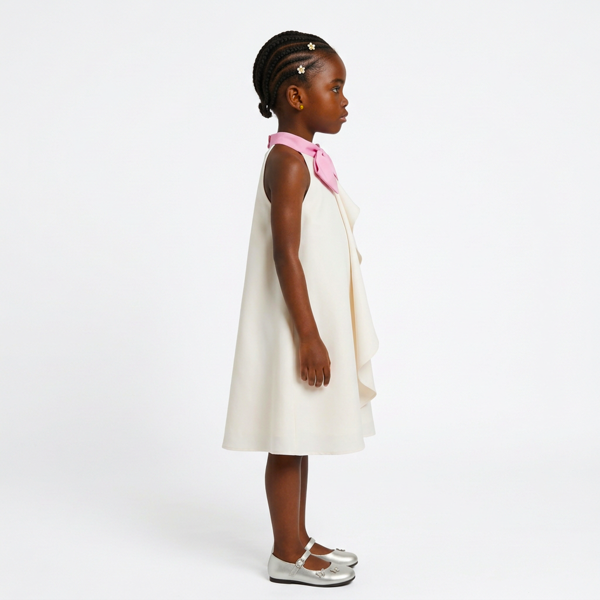Amélise Girls’ Cascade Bow Occasion Dress