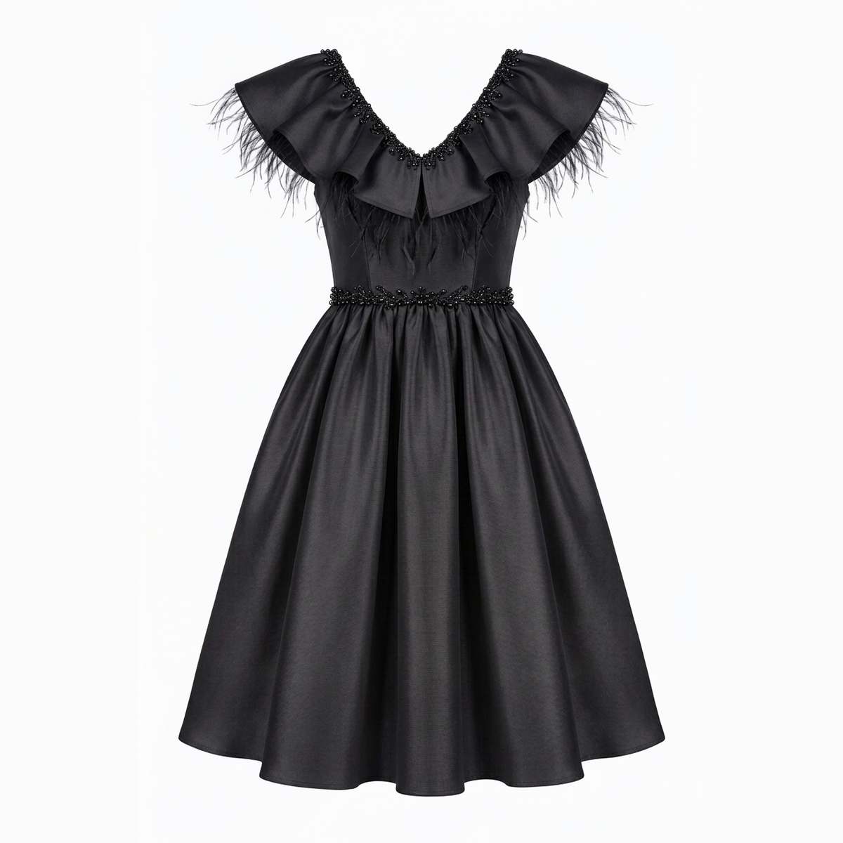 Layla Girls' Silk Flared Dress