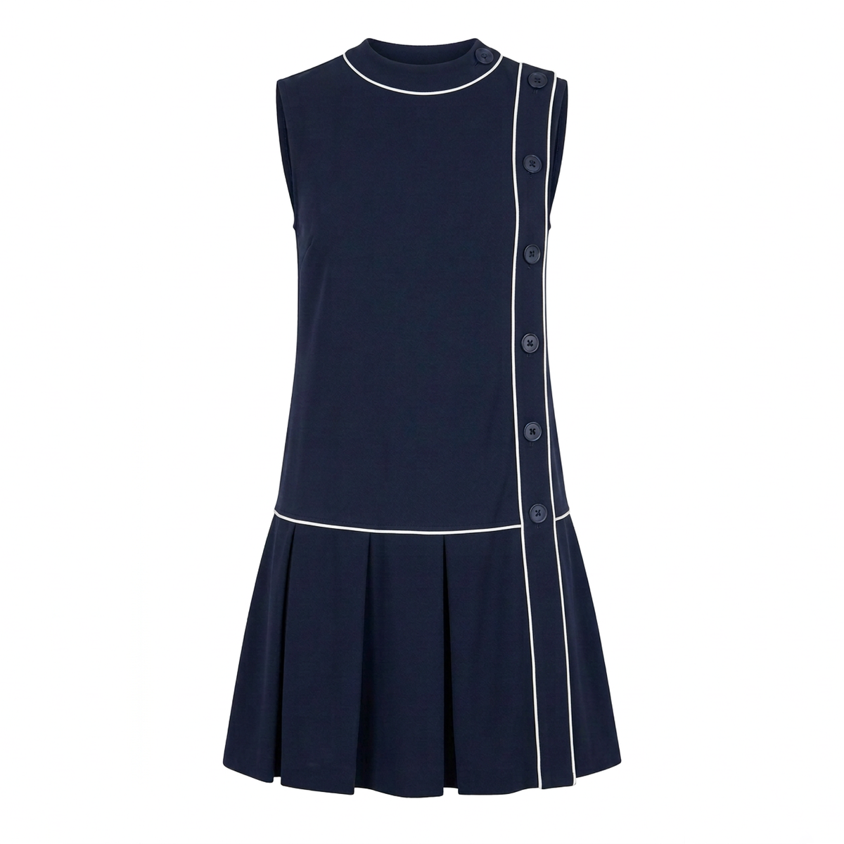 Kezie Girl's Pleated Crepe Dress