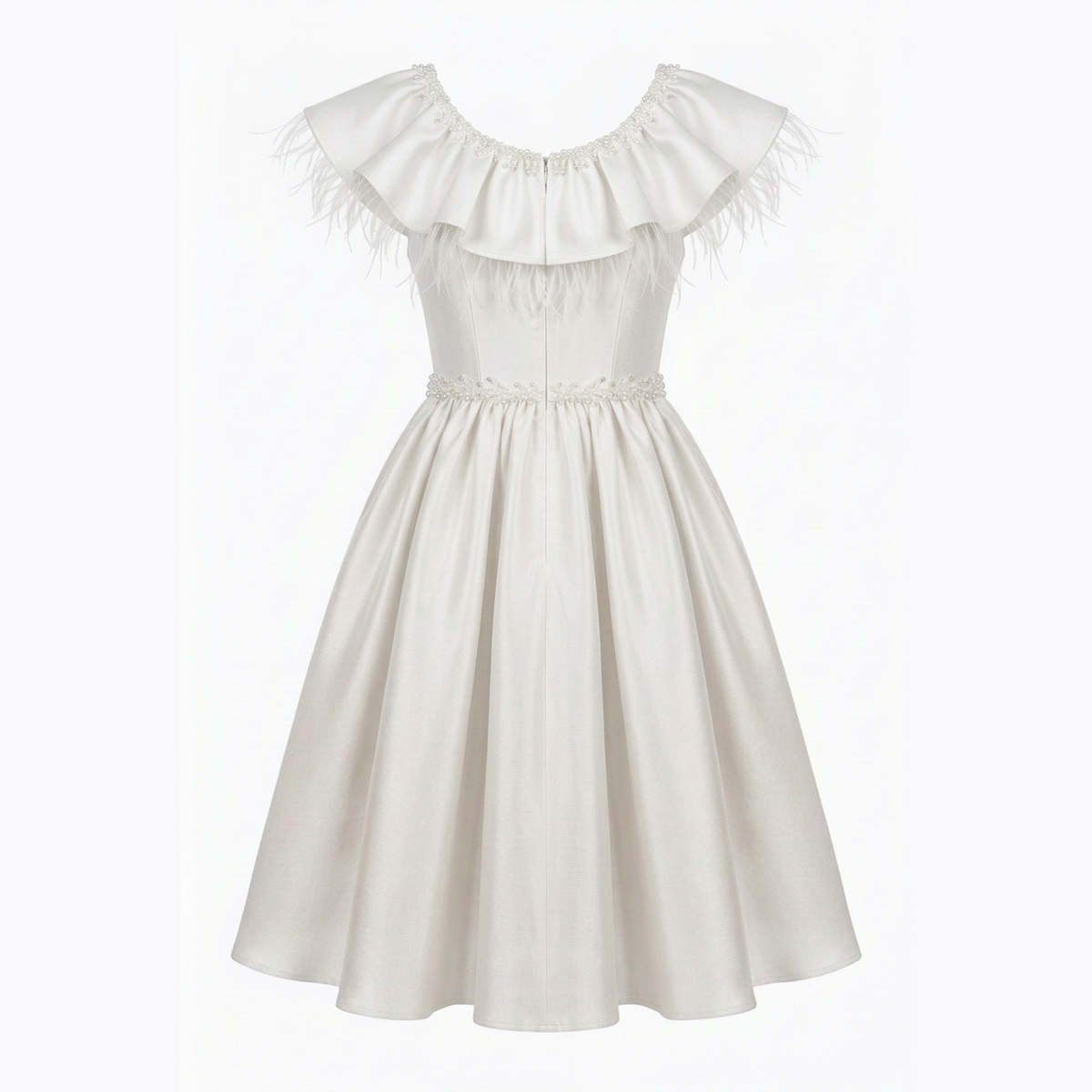 Layla Girls' Silk Flared Dress