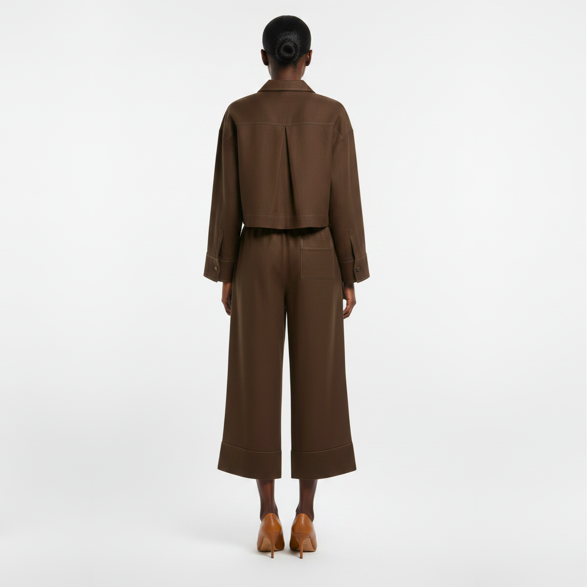 Tara Linen Boxy Shirt & Culotte Set