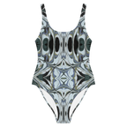 Kori One-Piece Swimsuit | Ice Marble Wave Print