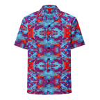 Colorful patterned shirt on a white background