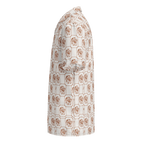 Colorful floral dress on a white background