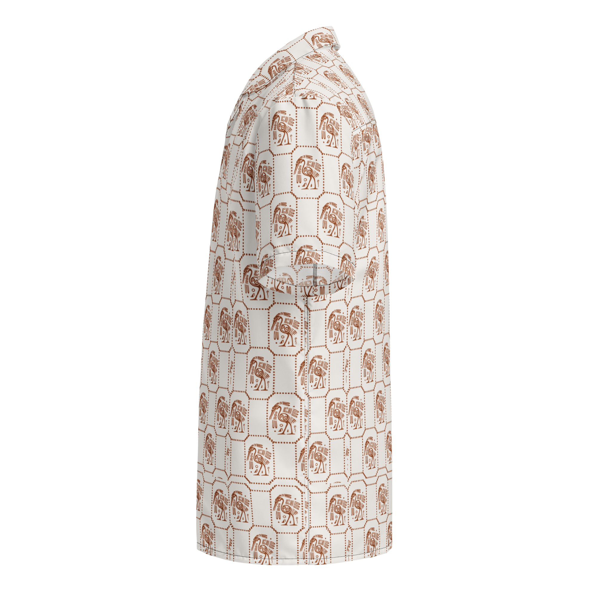 Colorful floral dress on a white background