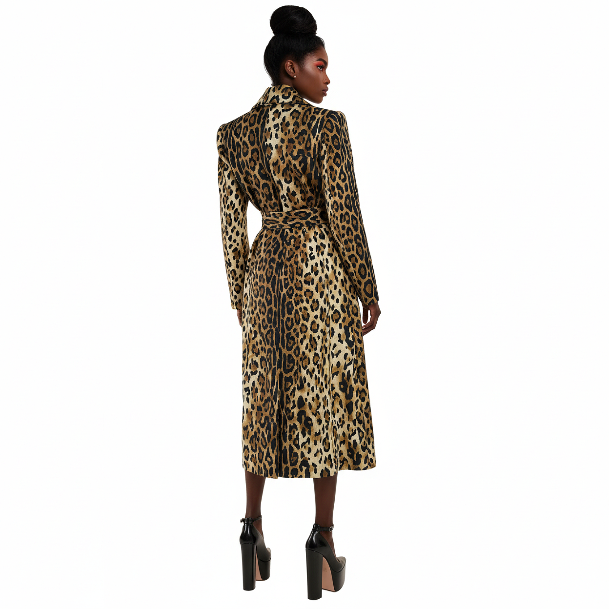 Uju Leopard Print Coat