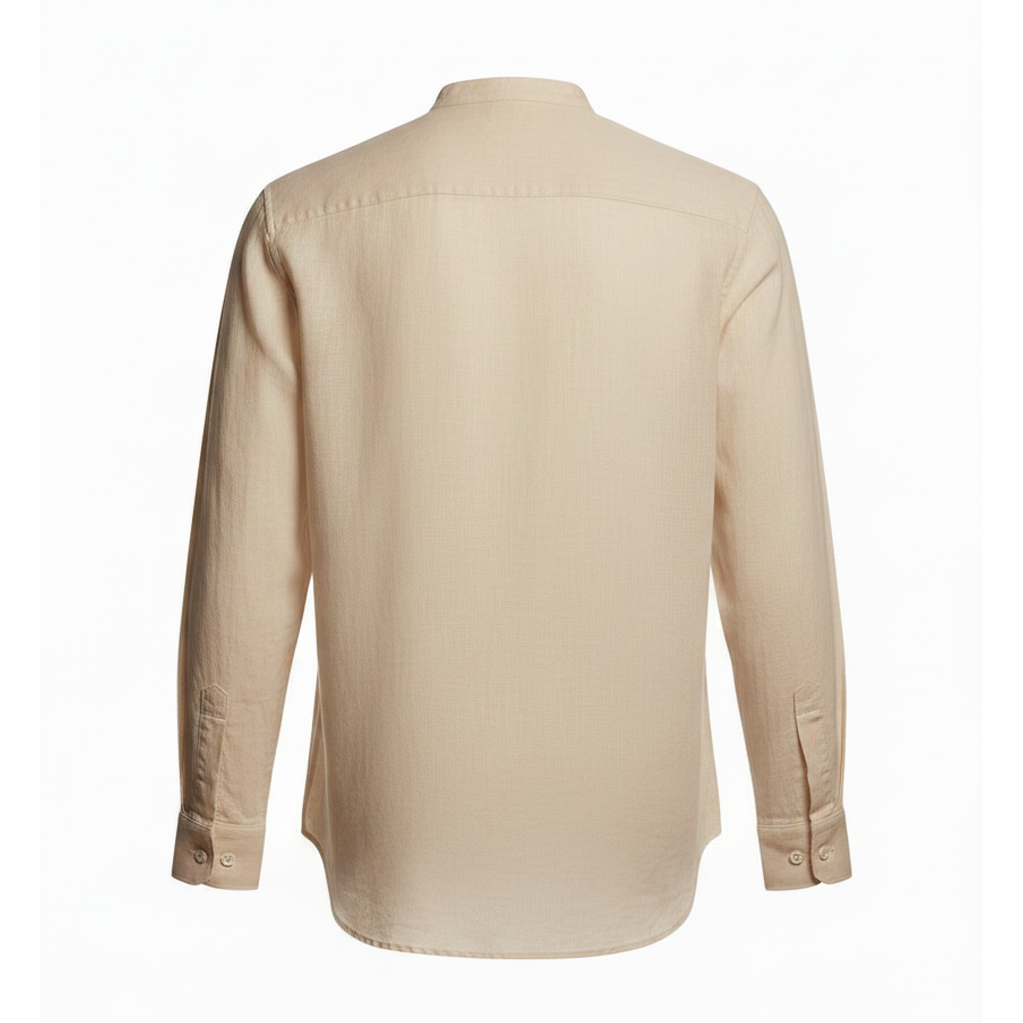 Beige shirt on a white background