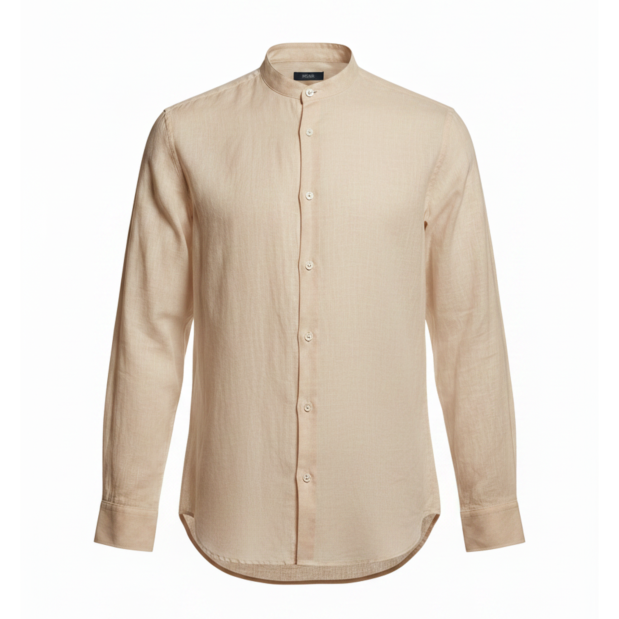 Beige shirt on a white background