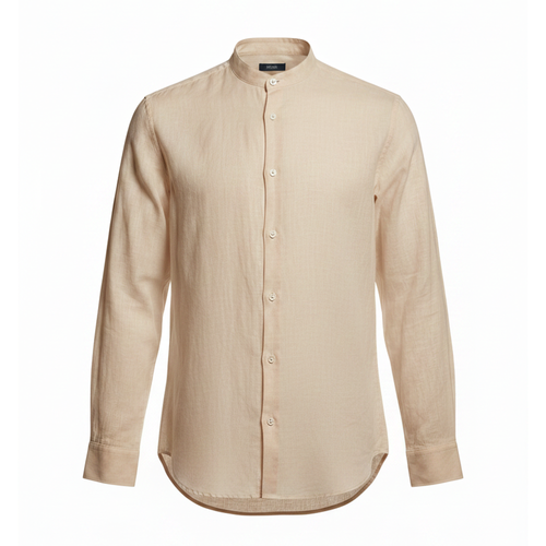 Beige shirt on a white background