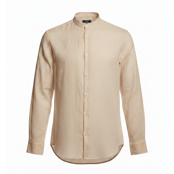 Beige shirt on a white background