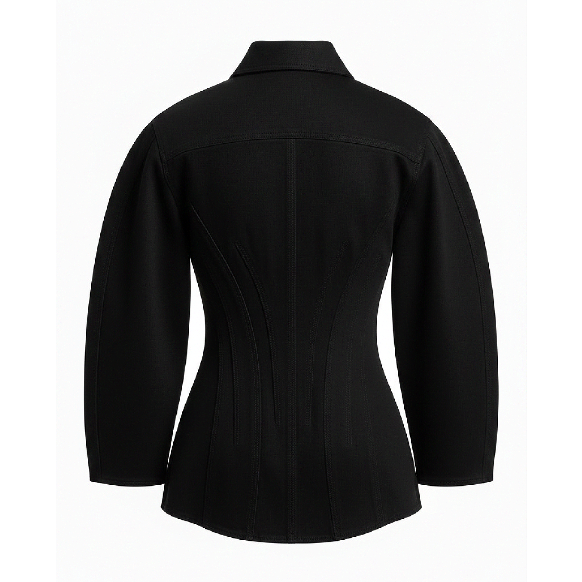 Black jacket on a white background
