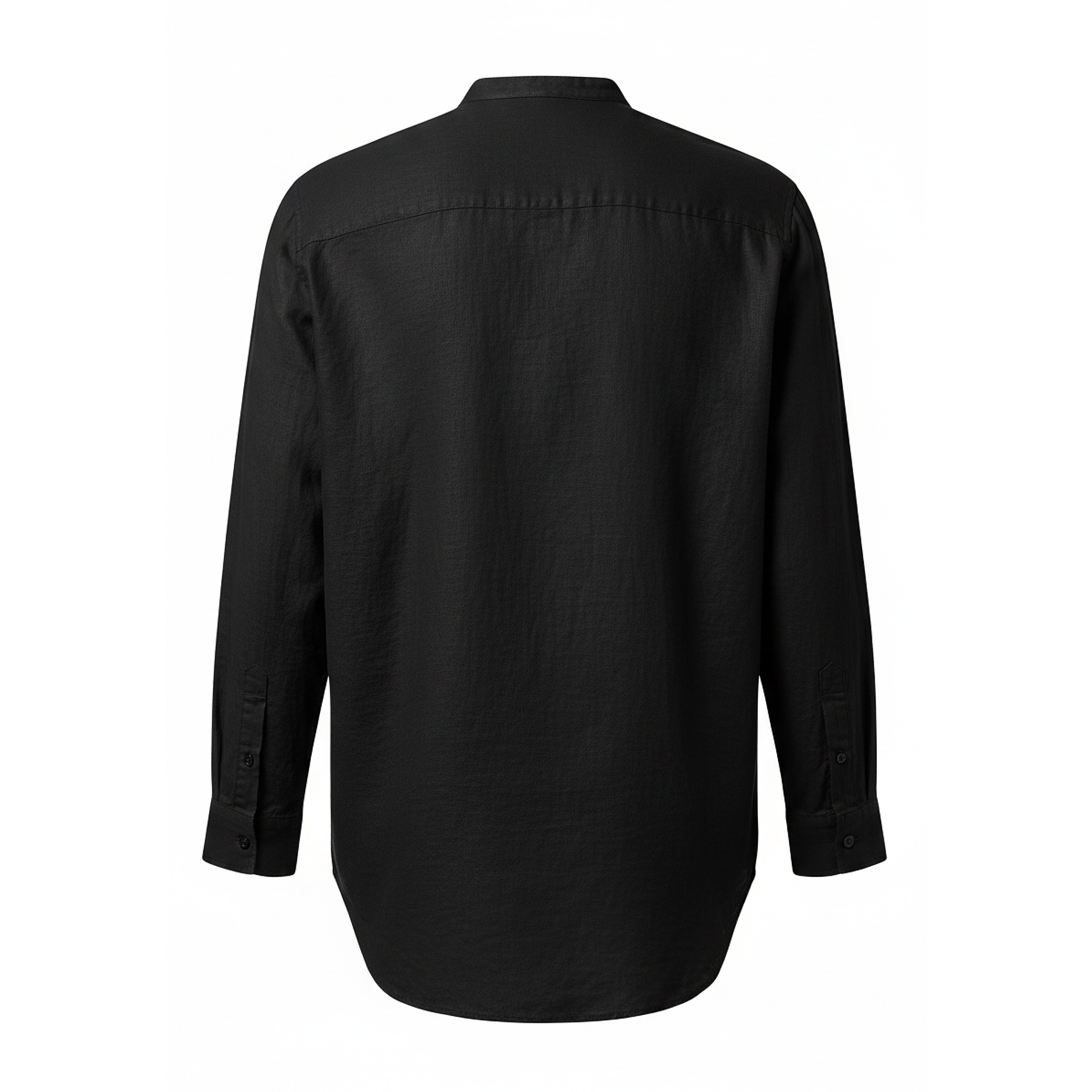 Black shirt on a white background