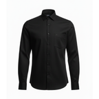 Black suit jacket on a white background