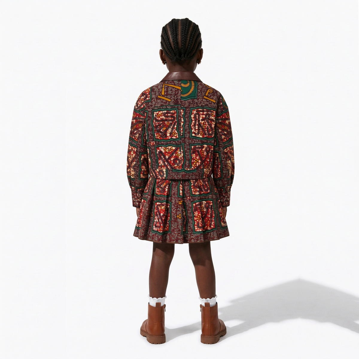 Ife Girls' Pleated Skirt