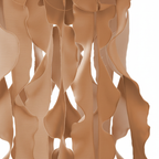 Brown abstract pattern on a white background