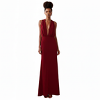 Aasma Maxi Silk Crepe Dress