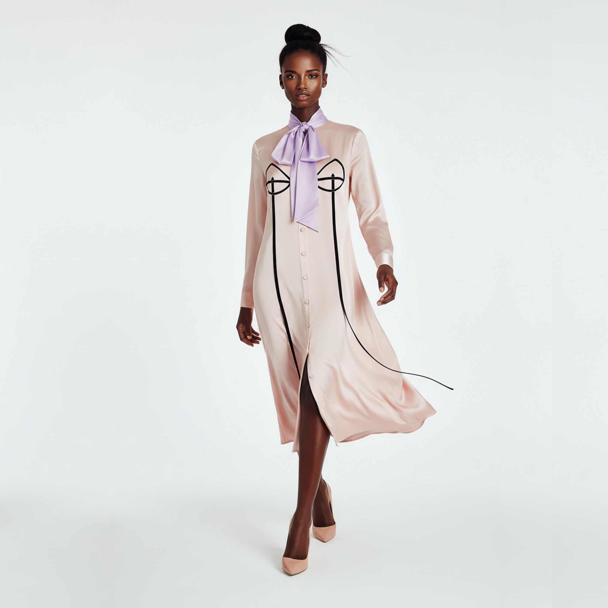 Cordelia Silk Shirt Dress