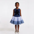 Saphira Girls’ Ombré Bow Ruffle Occasion Dress
