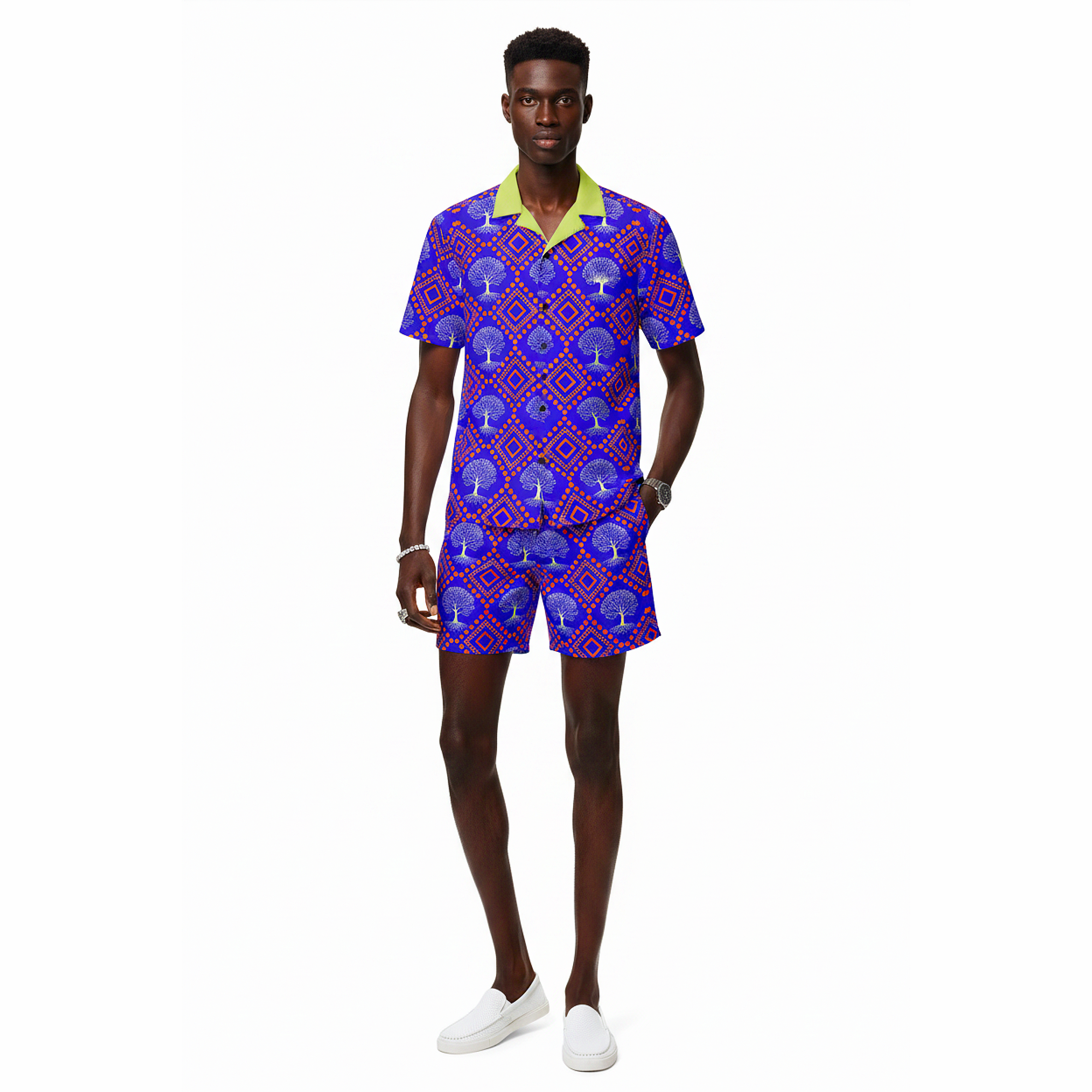 Osisi Men's Shirt and Shorts Set