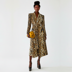 Uju Leopard Print Coat