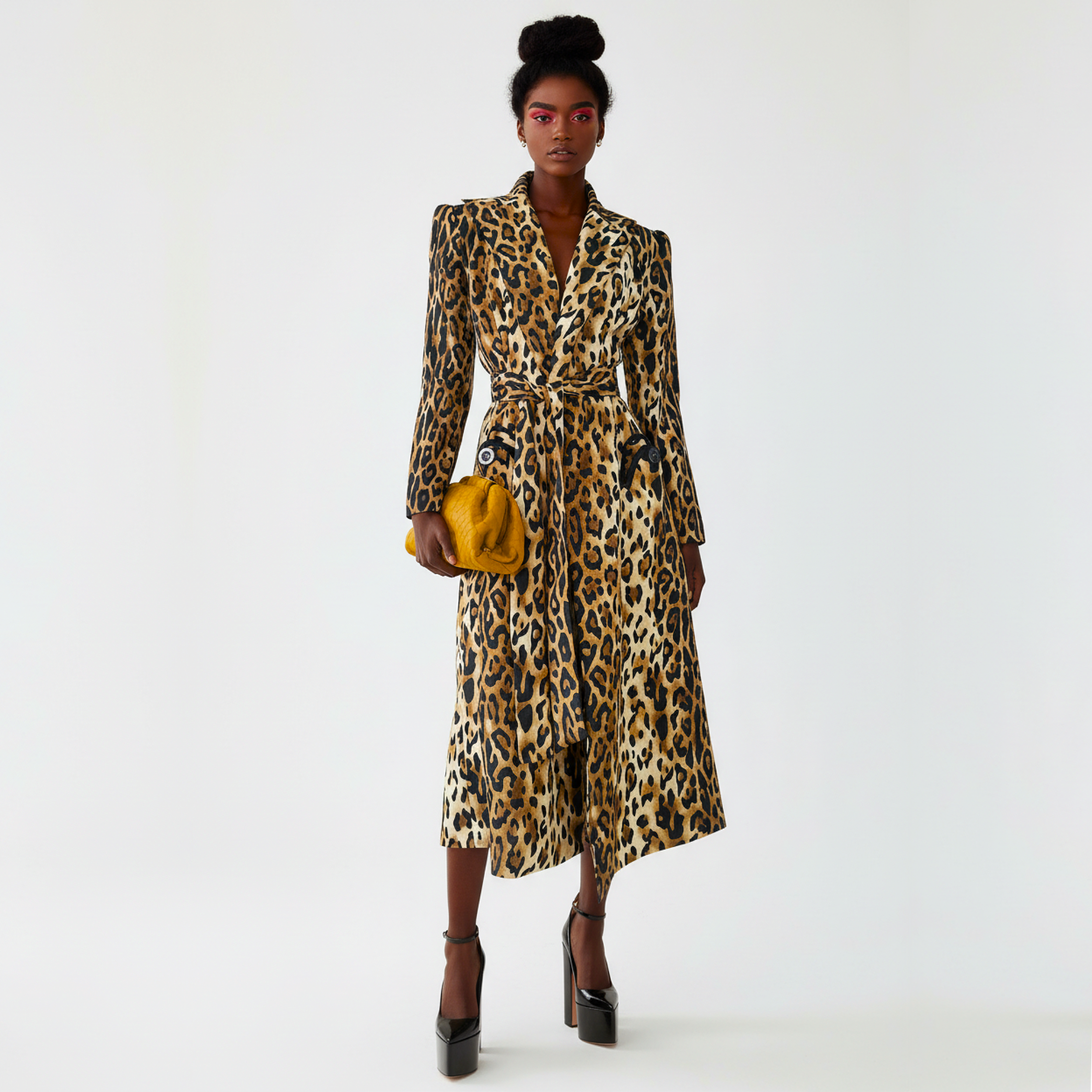 Uju Leopard Print Coat