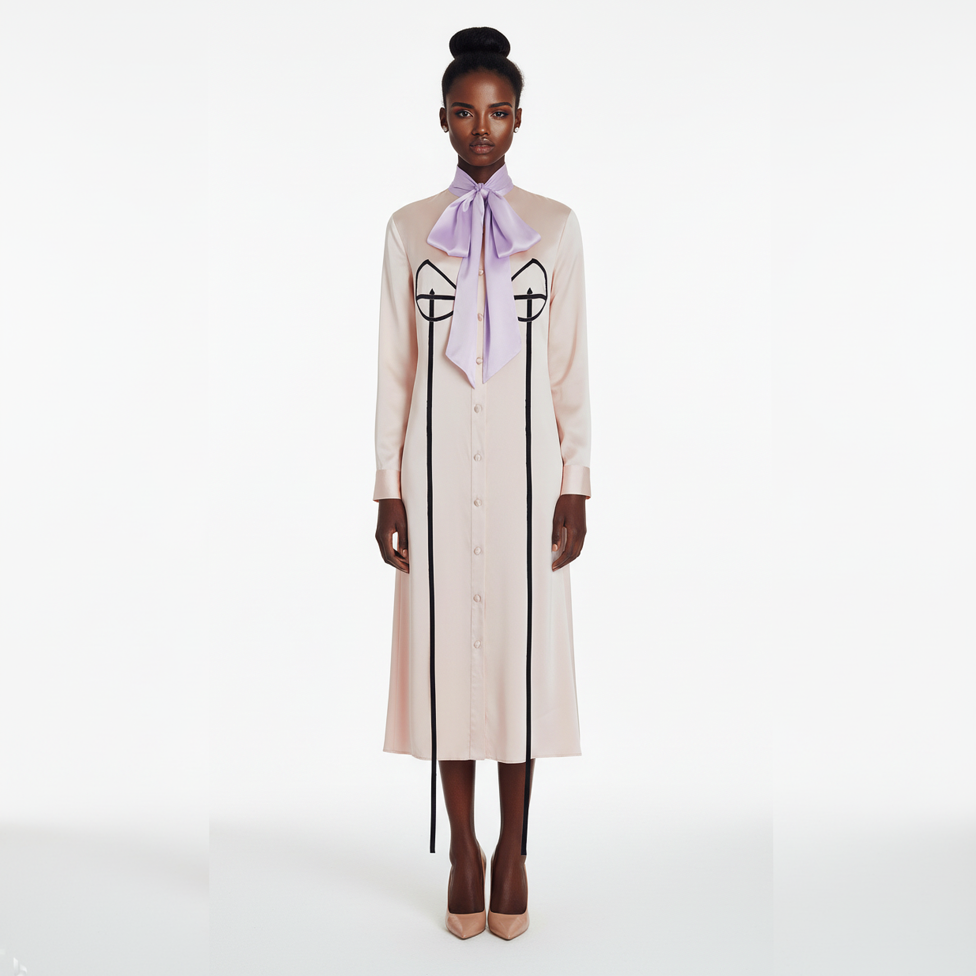 Cordelia Silk Shirt Dress