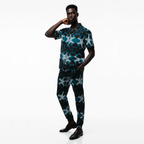 Jike Men's Short Sleeve Shirt & Pants Set