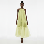 Habiba Tiered Tulle Maxi Dress