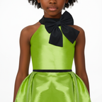 Valentina Magenta Bow Couture Dress
