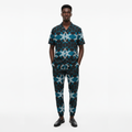 Jike Men's Short Sleeve Shirt & Pants Set