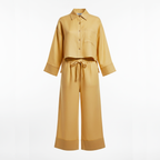 Tara Linen Boxy Shirt & Culotte Set