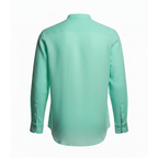 Mint green shirt on a white background