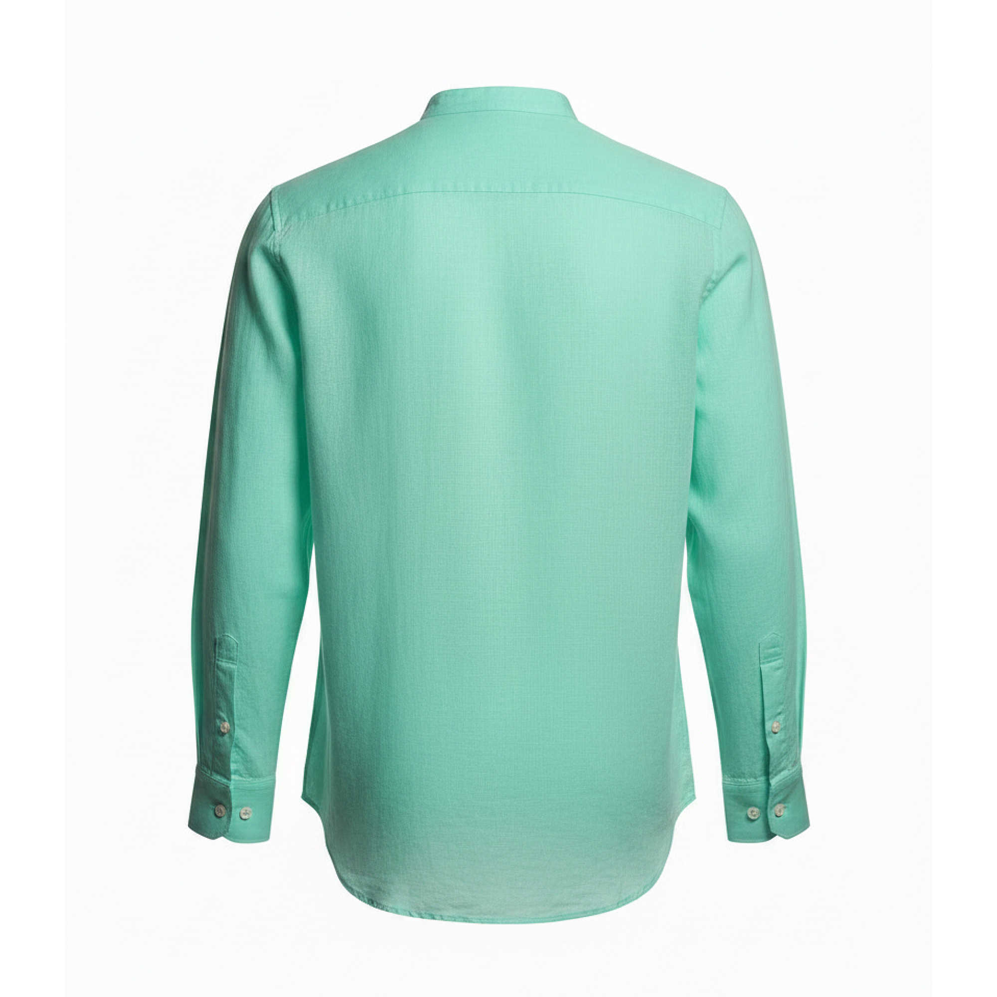 Mint green shirt on a white background