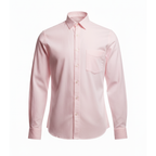 Pink dress shirt on a white background