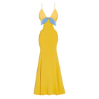Raina Maxi Crepe Dress