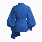 Nia Bloom Wrap Knot Blouse