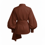 Nia Bloom Wrap Knot Blouse