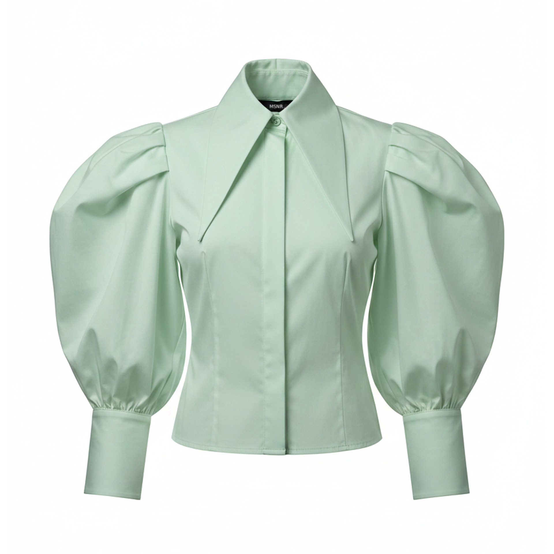 Liya Puff Sleeve Crop Blouse – Maison Aria Global